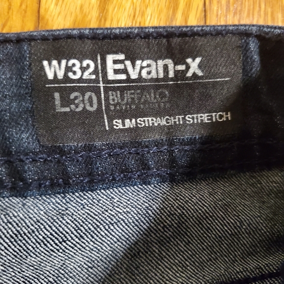 Buffalo &David bitton Evan X Slim Straight Stretch 1972 jeans MEN'S SZ W32/L30 - Picture 3 of 12